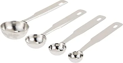 Raj Measuring Spoons - 1 Piece,silver
