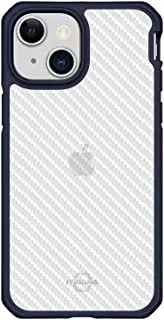 IT Skins HYBRID / TEK 3m Drop Safe For Apple iPhone - أزرق غامق وشفاف