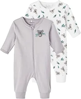 Name it unisex silver koala 2 pack night suit, 6 months