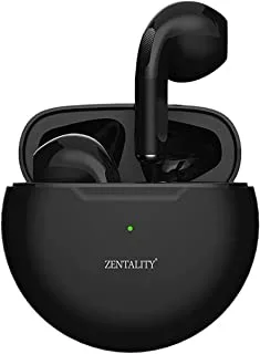 zentality Super Mini Buds E25, True Wireless Earphones, Long Battery Life, Talk Time: 5hrs BLACK