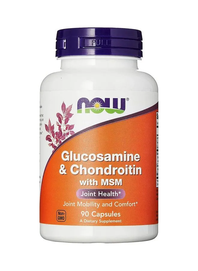 Now Foods Glucosamine & Chondroitin With Msm 90 Capsules