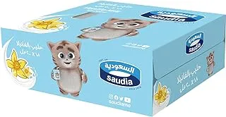 Saudia Vanilla Flavoured Milk, 18 x 200 ml