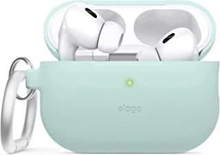 Elago EAPP2SC-HANG-MT Silicone Case with Keychain for Apple AirPods Pro 2, Mint
