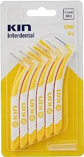 Kin 1.1 mm Mini Interdental Toothbrushes 6 Pieces