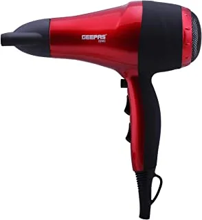 Geepas Hair Dryer, 2 Speed Setting, 2000W, GHD86018 | Removable Filter | Hang-up Hook | Cool Shot Function | 3 Heat Settings | Travel Friendly Dryer