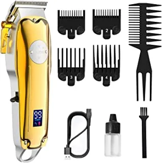 Kemei Original KM-1986 PG Professional Rechargeable and Cordless Hair Clipper Runtime: 120 min Trimmer for Men (Multicolor)