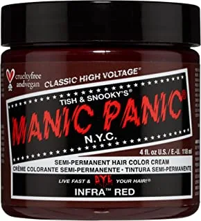 Manic Panic Semi Permanent Hair Color Cream Electric Lava, 4oz