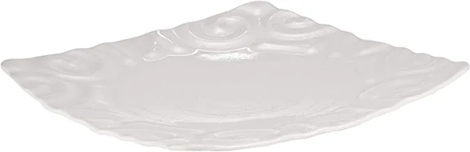 طبق سيرف ويل هوريكا سكوير - 1 قطعة ، أبيض ، ميلامين