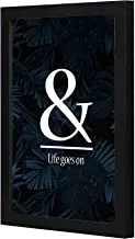 Lowha Lwhpwvp4B-383 And Life Gose On Wall Art Wooden Frame Black Color 23X33Cm By Lowha
