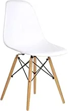 Lanny Set of 4 Good quality Eames Style DSW Dining Side Chair White 1618, LANNY Set of 4 Eames Style DSW Dining Side Chair, DSW1618