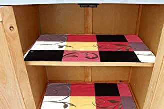 Kuber Industries Shelf Liner Roll|Cabinet Shelf Mat|Waterproof Kitchen Mat|Drawer, Cupboard Liner|10 Mtr Roll (Reversible)