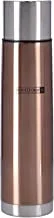 Royalford 1.0L Stainless Steel Double Wall Vacuum Bottle Brown