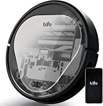 TRIFO Robot Vacuum,Robot Vacuum Cleaner,4000Pa Strong Suction, Pet Hair,Self-Charging Robotic Vacuum, Wi-Fi Connected, APP, Alexa, No Mop, Black and Silver