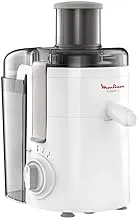 Moulinex Fruitelia Plus Juice Extractor, 350 Watts, White, Plasticl, Ju370127, min 2 yrs warranty