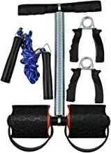 ALSafi-EST 3Way Training Set for Multi fitness exercise Tummy Trimmer Jump Rope Hand Grips B, Black