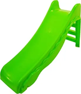مجموعة ألعاب FunZz Play Slide للأطفال باللون الأخضر للاستخدام الداخلي أو الخارجي للأعمار من 18 شهرًا ، ولعبة الحديقة والأنشطة الخارجية للأطفال ، متينة وقابلة للتكديس وآمنة على الأطفال للفتيات والفتيان