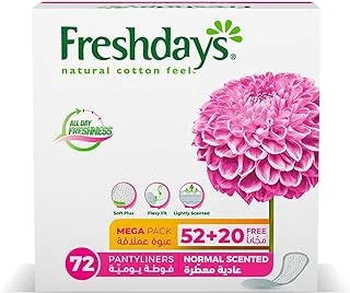 Freshdays Daily Liners Normal Scented 72 Pads