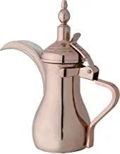 Al Saif K396096/S/CMG Stainless Steel Arabic Coffee Dallah, 26 OZ, Light Gold
