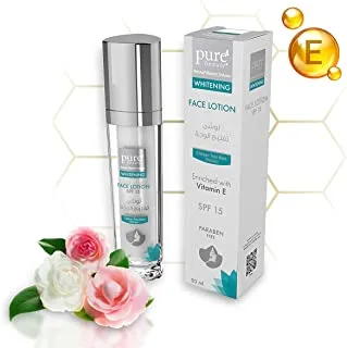 Pure beauty whitening face lotion with spf15-50 ml
