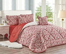 Medium filling Comforter Set, King Size, 6 Pieces, By Sleep Night