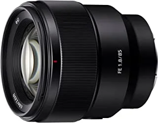 Sony SEL85F18 85mm f/1.8-22 Medium-Telephoto Fixed Prime Camera Lens Black KSA Version With KSA Warranty Support