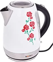 Koolen- Electric Kettle Stainless Decorative 1.7L Model 17208, White, Stainless Steel