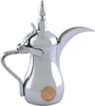 Al Saif 5423/26/SL Stainless Steel Arabic Coffee Dallah, 26 OZ, Chrome