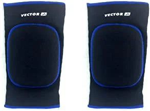Vector X Pair of Basic Kneepad - Black, Large