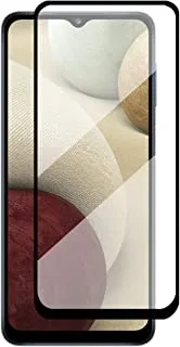 Al-HuTrusHi واقي شاشة Samsung Galaxy A12. [تغطية كاملة] [صلابة 9H] واقي شاشة زجاجي مقوى شفاف عالي الدقة ومقاوم للخدش ، واقي شاشة لهاتف Samsung Galaxy A12. (أسود)