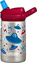 EDDY+ KIDS 12 OZ BOTTLE, INSULATED STAINLESS STEEL, UFO's, 2284102040, Eddy+ Kids SST Vacuum Insulated 12oz, UFO's, L
