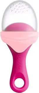 Boon -PULP Silicone Feeder -Pink/Wine 1 Pack