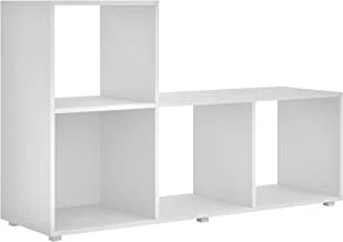 Brv Moveis Book Shelf, White, 120 X 72.5 X 35 cm, Be 05-06