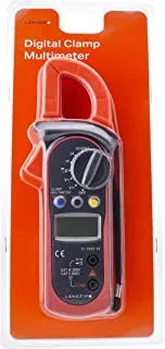 Lawazim Digital Clamp Meter High Accuracy Auto Ranging 0-1000V With Carry Case | Accurately Measures Voltage Current Amp Resistance Capacitance|Battery Voltage Tester Auto-Ranging