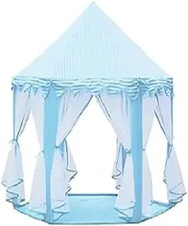 Play Tent Portable Foldable Princess Folding Tent Children Castle Play House Kids Gifts Outdoor Toy Tents For Kidblue