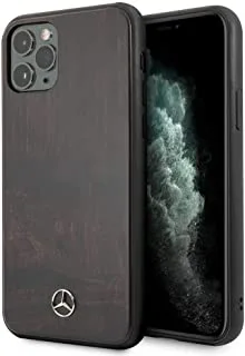 Mercedes-benz rosewood hard case for iphone 11 pro max - brown