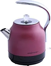 ALSAIF 1.5Liter 2200W Electric Cordless Kettle Stainless Steel Body, Red E95031/2 2 Years warranty