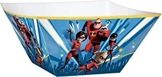 Amscan Disney/Pixar Incredibles 2 Inches Paper Bowls, 3Ct., Party Favor