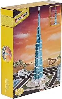 Banbao Burj Khalifa Crystal Clear, Multi-Colour, 37.5 cm, 5312