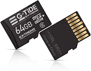 بطاقة Micro SDHC من G-TiDE Extreme سعة 64 جيجابايت