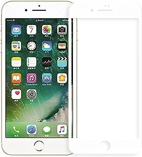 Tempered glass screen protector 5d for iPhone 7 - White