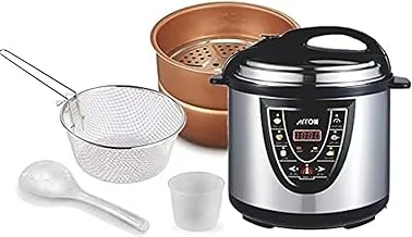 ARROW 8 Liter, 1300W Electric Pressure Cooker With Stainless Steel, RO-08SEC