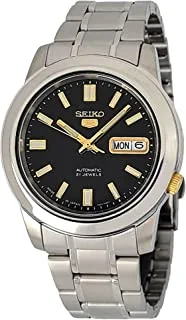 Seiko Men Automatic Watch With Analog Display And Stainless Steel Strap SNKK17J1