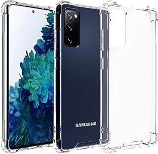 جراب لهاتف Samsung Galaxy S20 FE ، جراب شفاف مع 4 [امتصاص الصدمات] زوايا صلبة من البولي يوريثان الصلب الخلفي لهاتف Samsung Galaxy S20 FE 5G ، شفاف