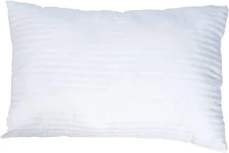 Sleep Night Soft Hotel Stripe Pillow 1 KG Queen Size 50 X 75 cm, Breathable Soft Microfiber Filling Pillows for Neck Pain, Back Side and Stomach Sleepers