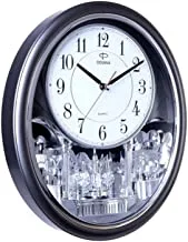 Dojana Wall Clock, Dwg502-Chrcol-White
