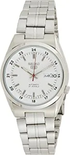 Seiko Mens Automatic Watch, Analog Display and Stainless Steel Strap