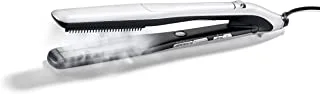 BaByliss 5 Temp Hair Straightener|36mm floating plates & 5 adjustable temperature control |Immediate heat-up on damp hair.|Advanced ceramic heating tech.|ST595SDE(Silver)