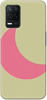 غطاء جراب مصمم بلمسة نهائية غير لامعة من Khaalis لهاتف Realme 7i-Moon Green Pink