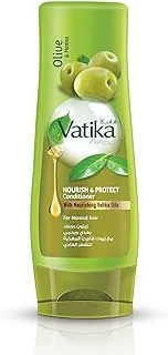 Vatika Naturals Nourish & Protect Conditioner 400ml | Enriched With Olive & Henna | Root to Tip Nourishment | For Normal Hair