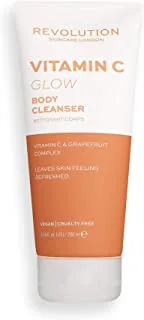 Revolution Skincare Body Skincare Vit C Glow Body Cleanser, 200 Ml